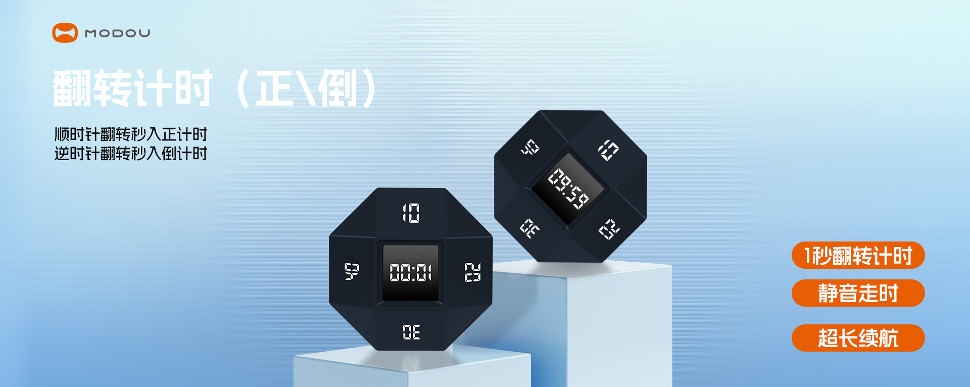 重力翻面计时器